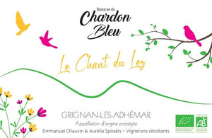 Domaine du Chardon Bleu, Le Chant du Lez, AOP Grignan-les-Adhémar, Blanc, 2023