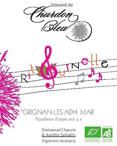 Domaine du Chardon Bleu, Cuvée Ritournelle, AOC Grignan-les-Adhémar, Rosé, 2022